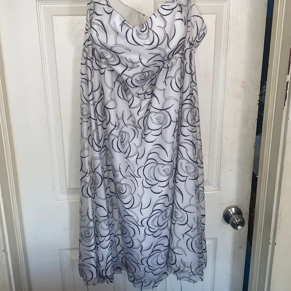 Dave and bridal strapless dress